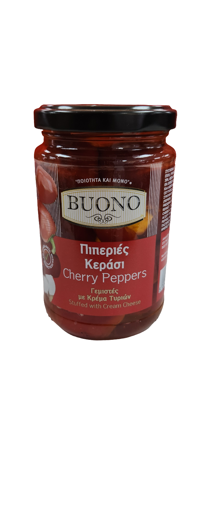 Buono Cherry peppers stuffed cream cheese net:280g