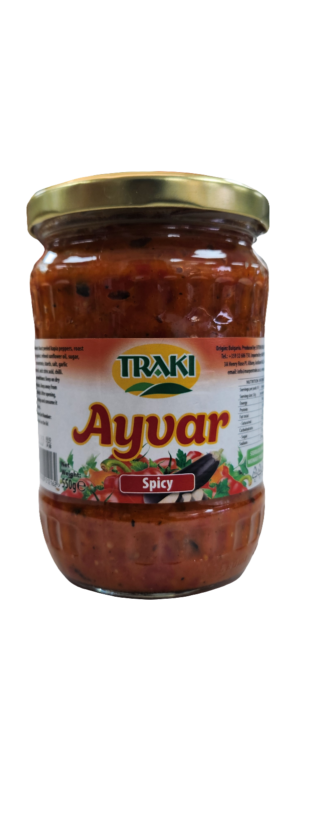 Traki Ajvar spicy 550g