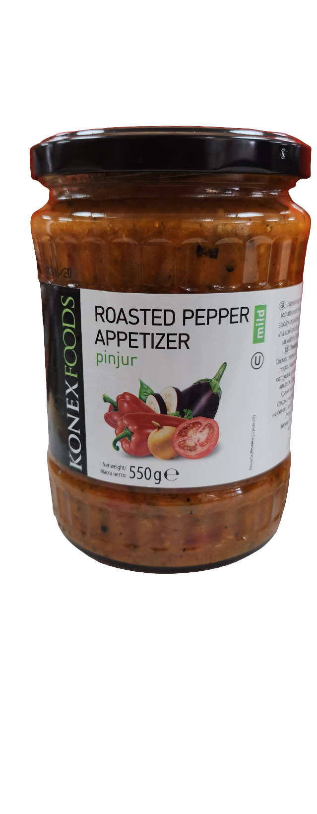 Roasted pepper Appetizer 550g Mild pinjur