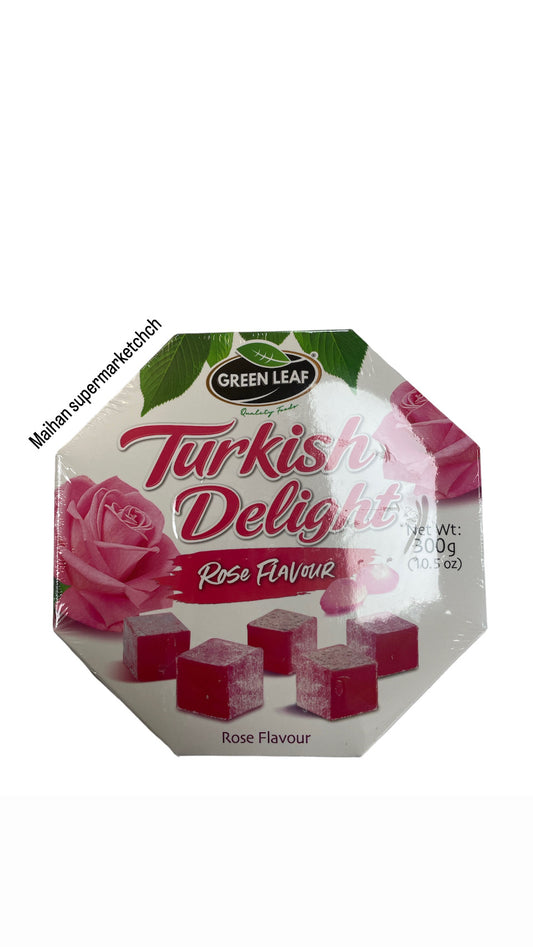 Turkish delight rose flavour