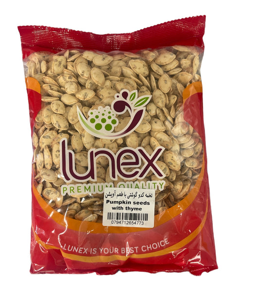 Lunex pumkin seeds roasted with thyme 400g