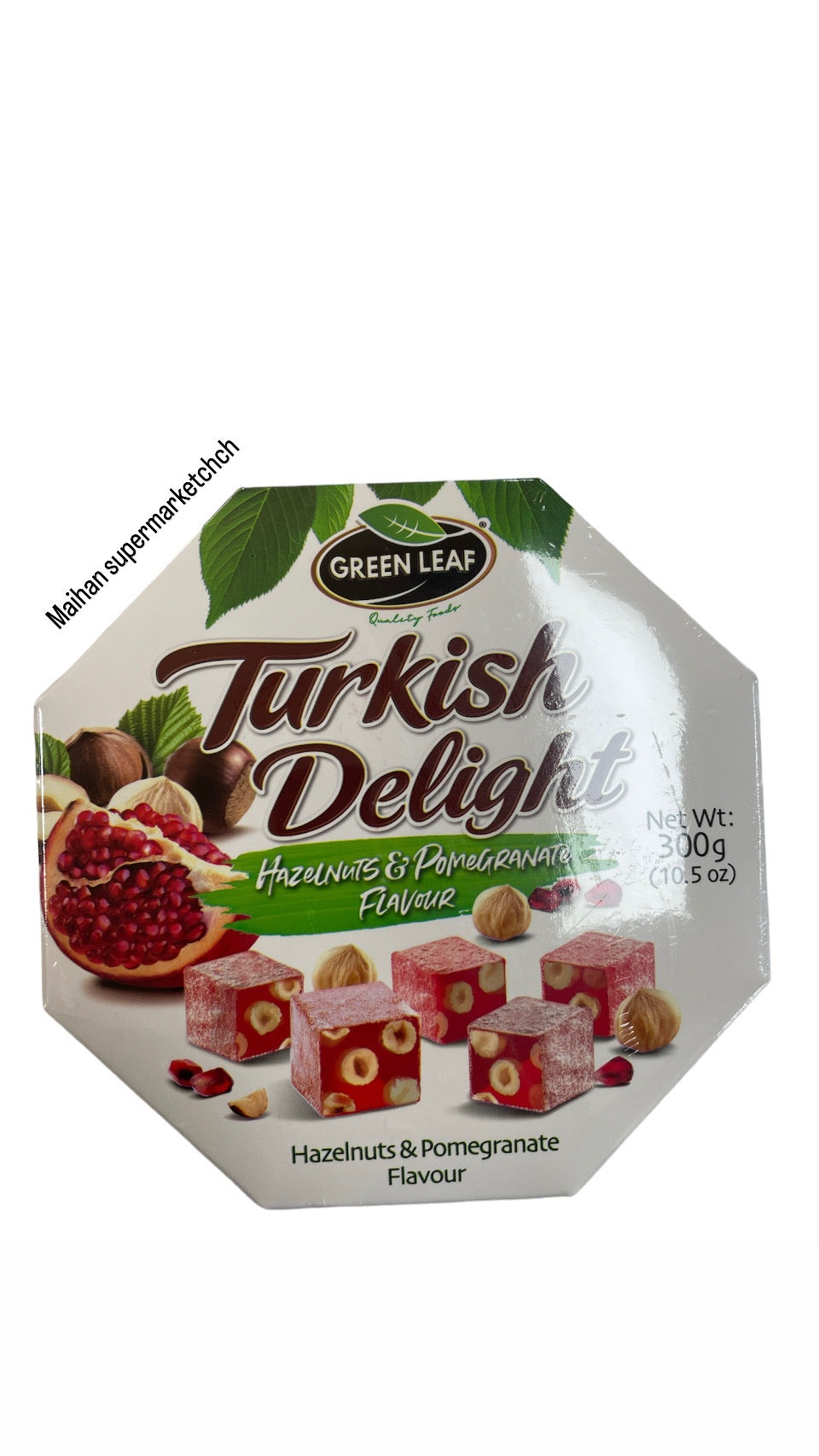 Turkish delight hazelnuts and pomegranate flavoured 300g