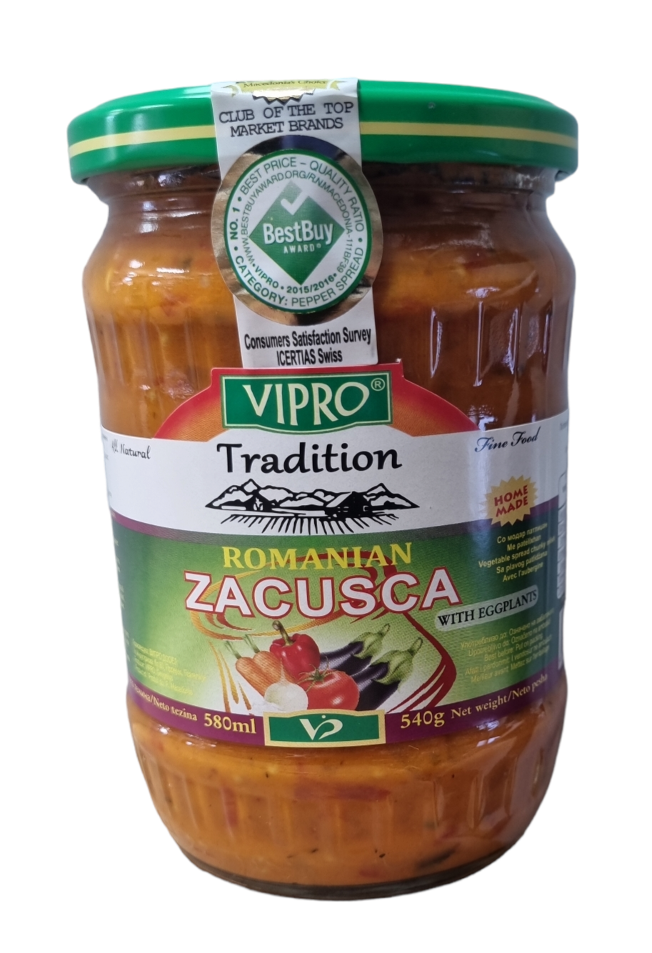 Vipro romanian zacusca with eggplant 540g