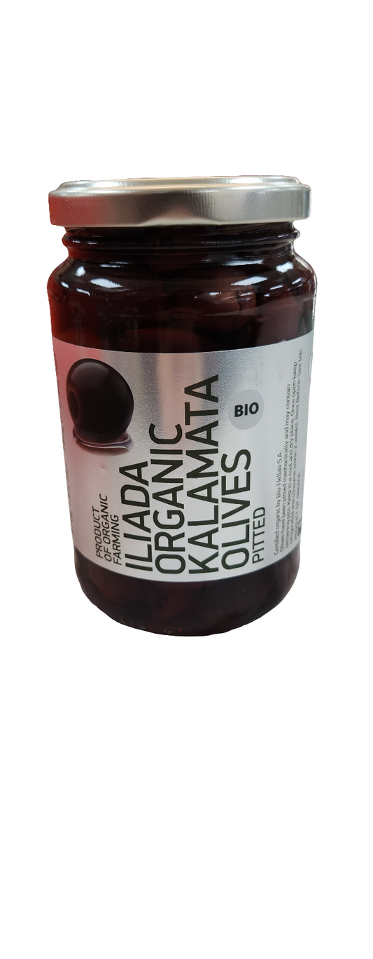 Organic Kalamata olives pitted 370g