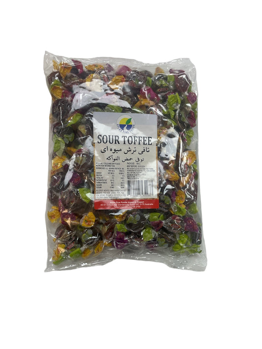 Sour fruit flavored toffee 900g