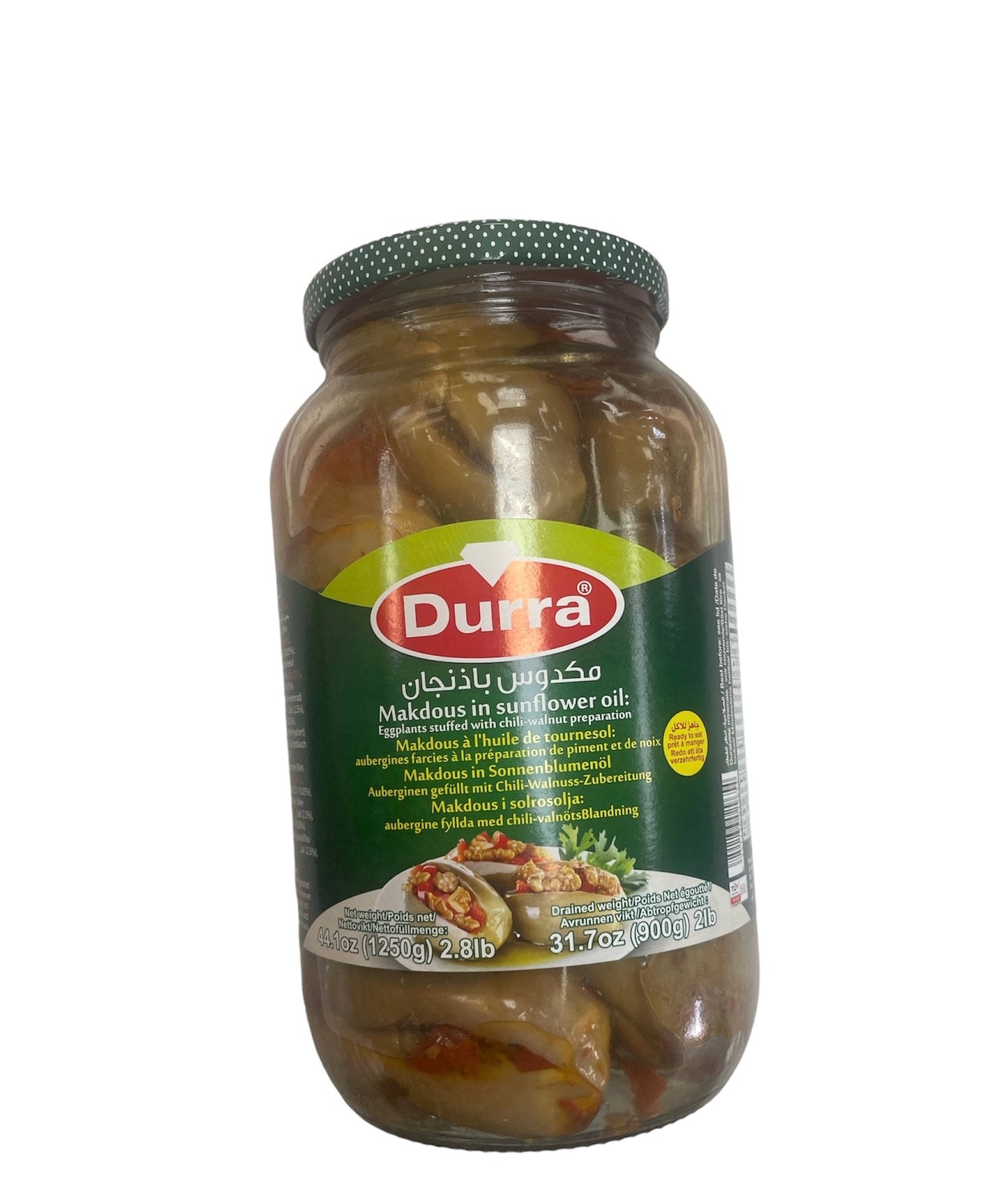 Durra Makdous sunflower oil 900g