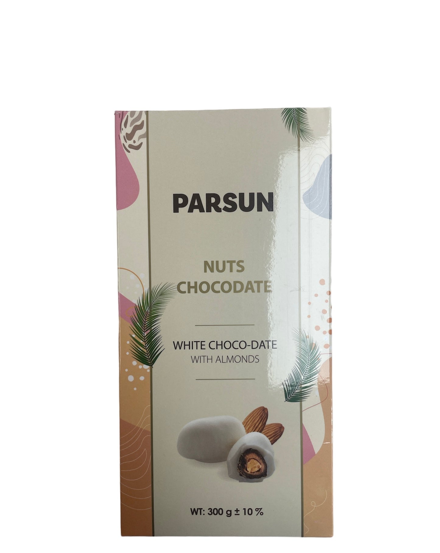 Parsun white chocolate dates with almond