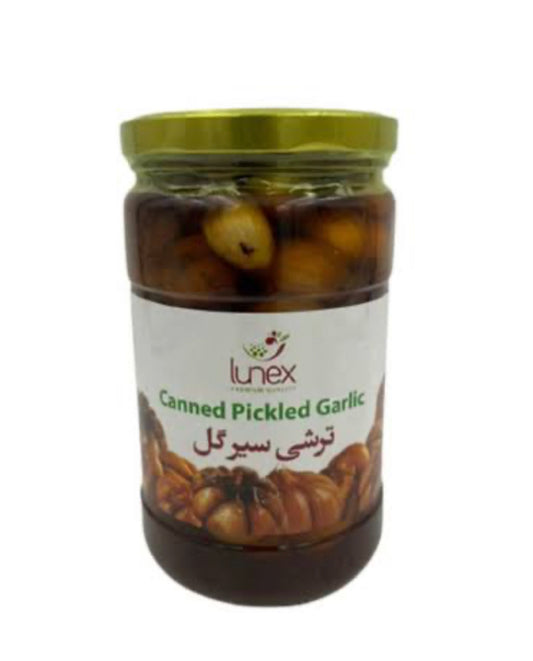 Lunex canned pickled garlic