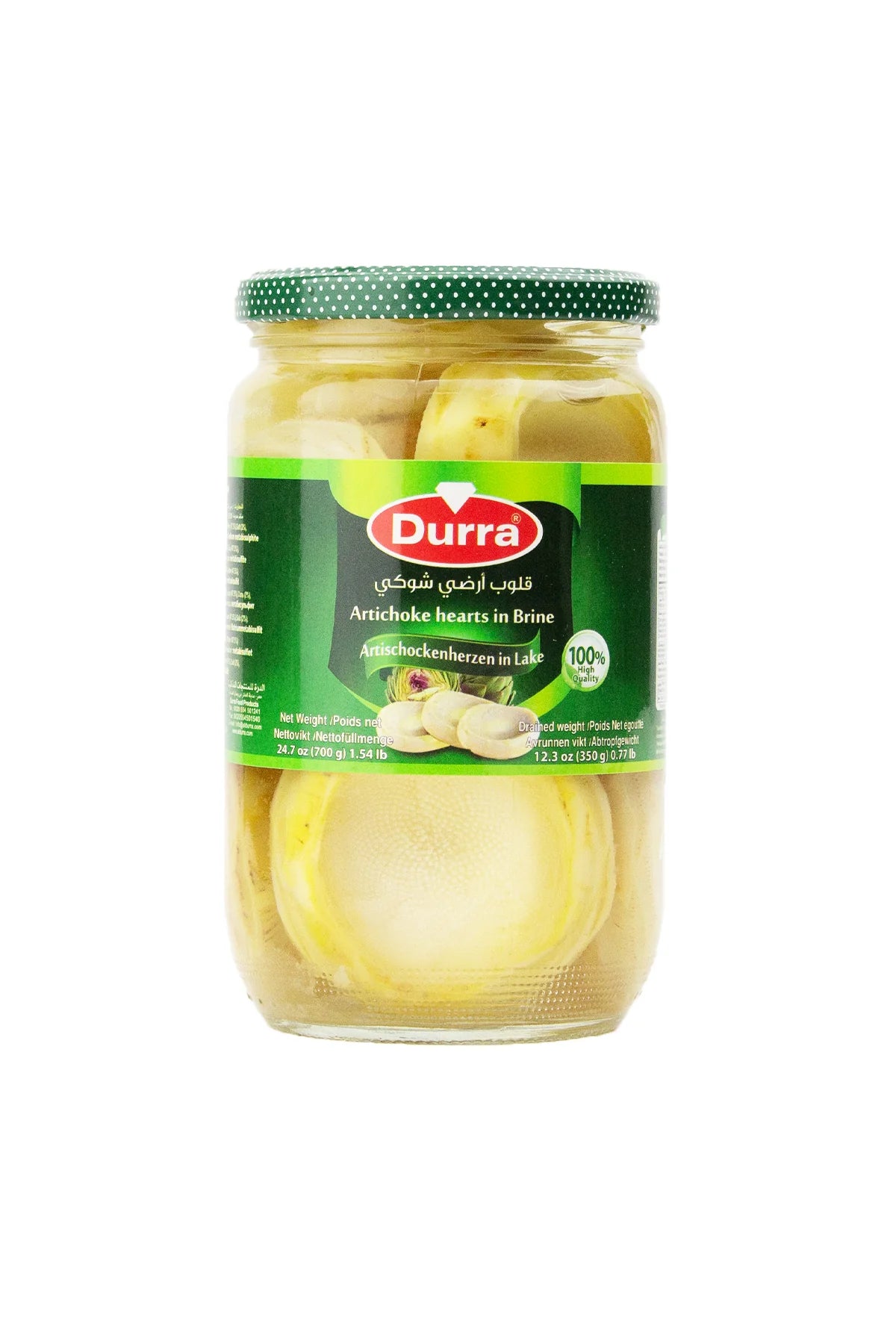 Durra artichoke in brine pickled 700g