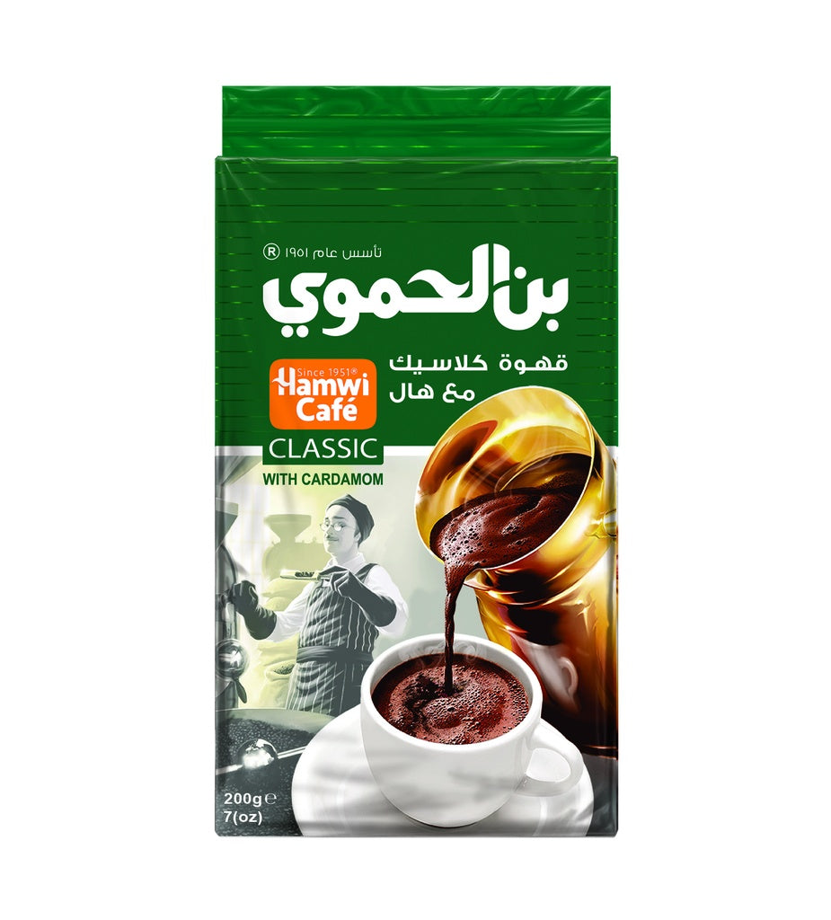 Hamwi Café Classic Coffee with Cardamom 200g